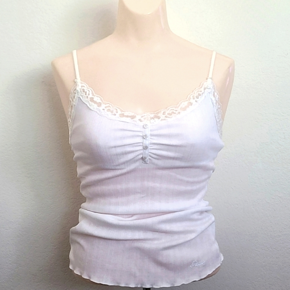 Vintage Y2K Guess Lace Cami Tank Top